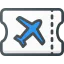 Boarding pass icon 64x64