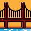Golden gate bridge icon 64x64
