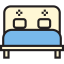 Double bed icon 64x64