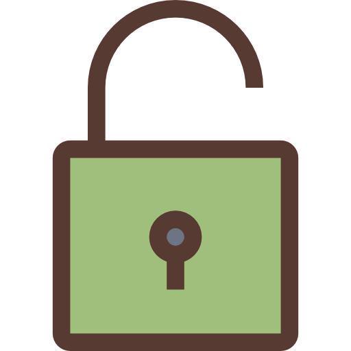 Open lock Ikona