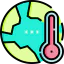 Global warming icon 64x64