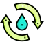 Recycle water icon 64x64