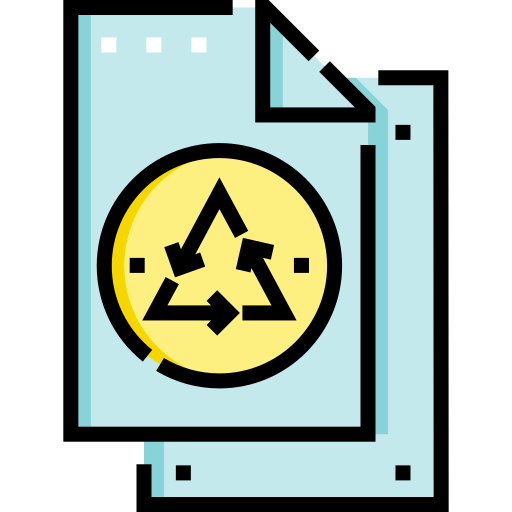 Recycled paper icon