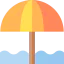 Beach umbrella アイコン 64x64