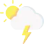 Scattered thunderstorms icon 64x64