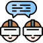 Vr glasses icon 64x64