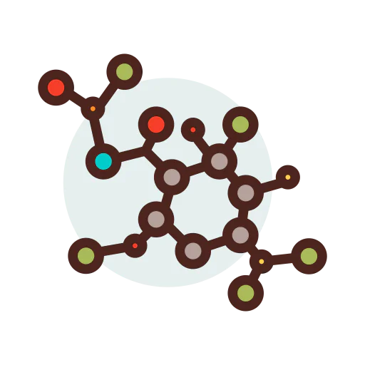 Molecular structure Ikona