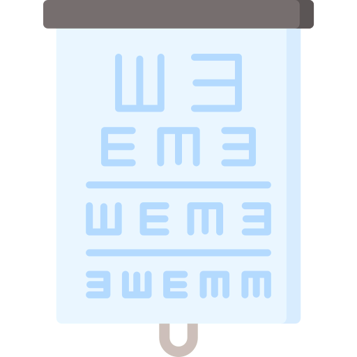 Snellen chart icon