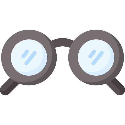 Testing glasses icon