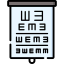 Snellen chart ícono 64x64