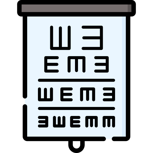 Snellen chart icon