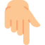 Pointing down ícono 64x64