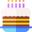 Birthday cake 图标 64x64