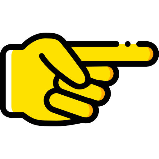 Pointing right icon
