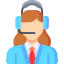 Customer service agent icon 64x64