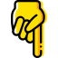 Pointing down icône 64x64
