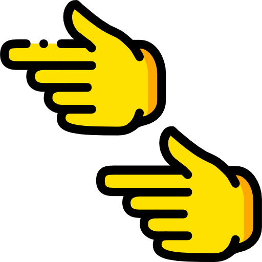 Pointing left Ikona