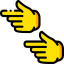Pointing left icon 64x64