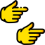 Pointing right icône 64x64