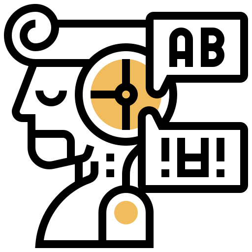 Natural language processing icon