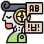 Natural language processing icon 64x64