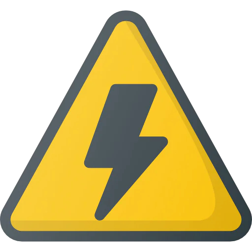 High voltage icon