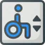 Wheelchair ícone 64x64