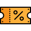 Coupon Ikona 64x64