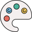 Paint palette Symbol 64x64