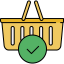 Shopping basket icon 64x64