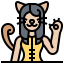 Cat face アイコン 64x64