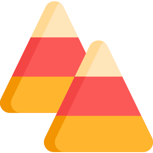 Candy corn icon