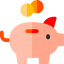 Piggy bank biểu tượng 64x64