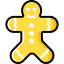 Gingerbread man icon 64x64