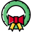 Christmas wreath icon 64x64