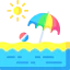 Beach vacation 图标 64x64