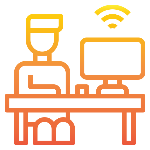 Work from home icon