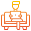 Working at home icon 64x64