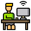 Work from home icon 64x64