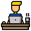 Work from home icon 64x64