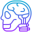 Human brain icon 64x64