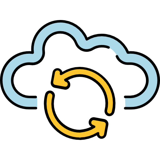 Computing cloud アイコン