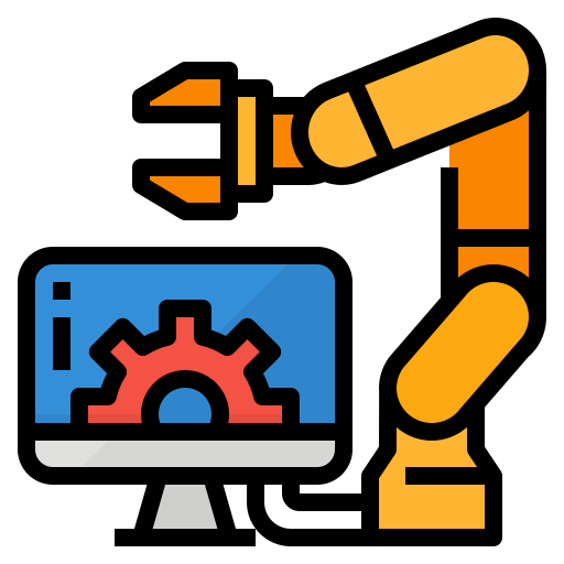 Robotic arm icon