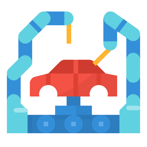 Robotic arm icon