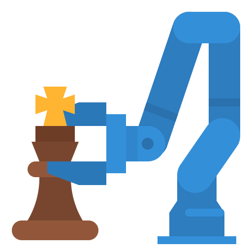 Robot arm icon