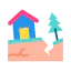Earthquake icon 64x64