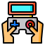 Контроллер видеоигры иконка 64x64