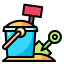 Sand bucket icon 64x64