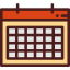 Calendar ícono 64x64