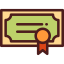 Certificate ícono 64x64